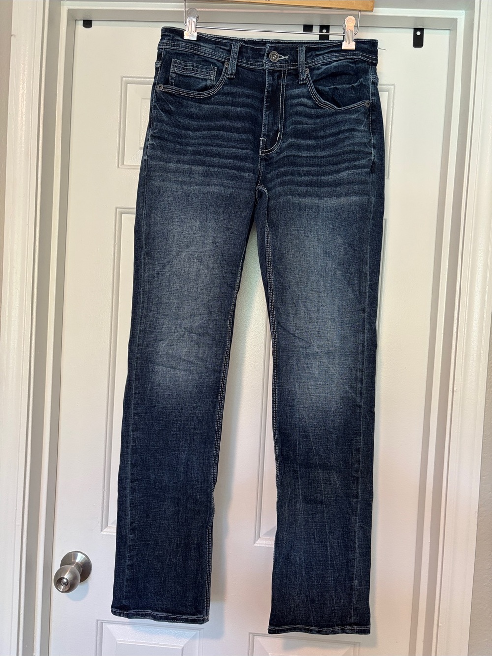 BKE Men's “Jake” Straight Jeans - Indigo Fade